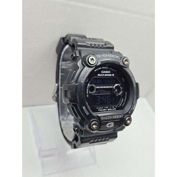 Casio G Shock GW 7900B Tough Solar Multi Band 6 Atomic Black Digital Mens Watch - Picture 3 of 12